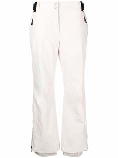 Yves Salomon прямые брюки с манжетами на молнии