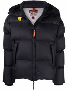 Parajumpers пуховик с капюшоном и нашивкой-логотипом