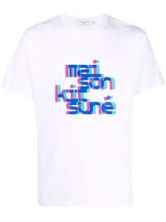 Maison Kitsuné футболка с логотипом