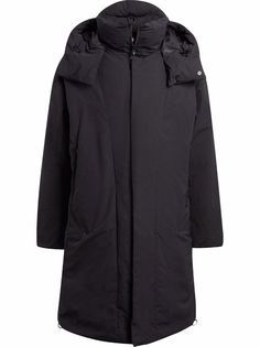 Y-3 пуховик с капюшоном