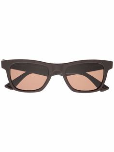 Bottega Veneta Eyewear солнцезащитные очки в квадратной оправе