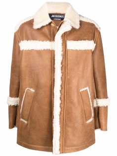 Jacquemus пальто с меховой отделкой