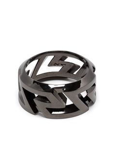 Versace кольцо с узором Greca