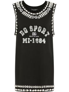Dolce & Gabbana декорированный топ
