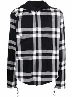 Alchemy клетчатая рубашка с капюшоном