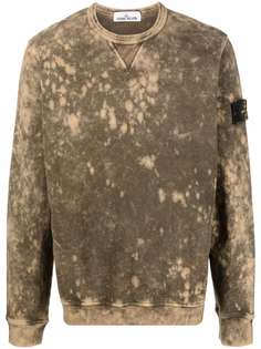 Stone Island толстовка с нашивкой-логотипом