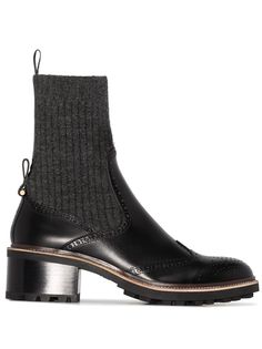 Chloé ботинки Franne с эластичной вставкой