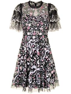 Needle & Thread платье Odette с цветочным принтом