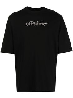 Off-White футболка с логотипом