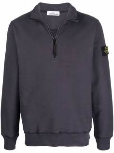 Stone Island толстовка с нашивкой-логотипом