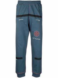 Stone Island спортивные брюки с принтом Compass