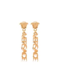 Versace серьги-подвески с декором Medusa
