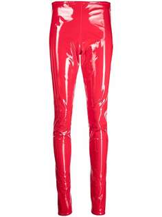 Amen лакированные легинсы из искусственной кожи Amen.
