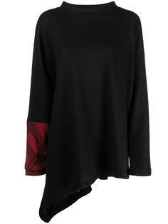 Yohji Yamamoto топ с длинными рукавами