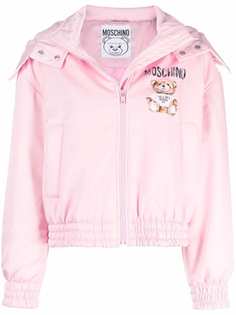 Moschino куртка Teddy Bear с капюшоном