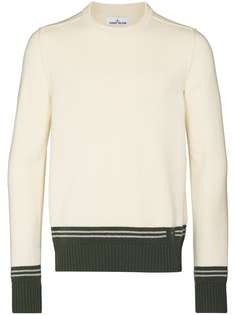 Stone Island джемпер с круглым вырезом и логотипом