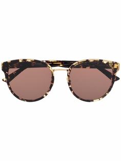 Bottega Veneta Eyewear солнцезащитные очки черепаховой расцветки