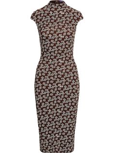Ralph Lauren Collection платье с принтом в двух тонах