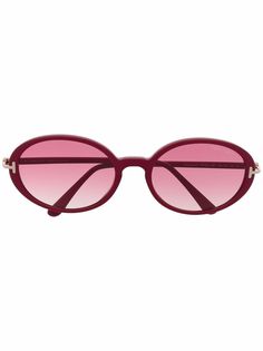 TOM FORD Eyewear солнцезащитные очки в круглой оправе