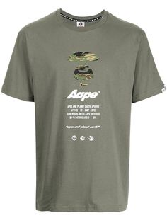 AAPE BY *A BATHING APE® футболка с логотипом