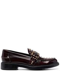 Tods декорированные лоферы Tod`S