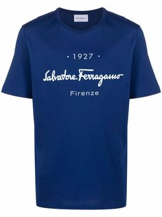 Salvatore Ferragamo футболка 1927 Signature