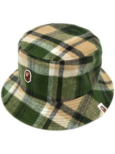 A BATHING APE® панама в клетку