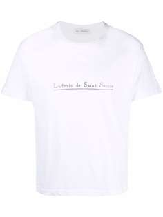 Ludovic De Saint Sernin футболка с логотипом из страз