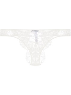 La Perla кружевные трусы-стринги с фестонами