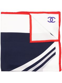 Chanel Pre-Owned шелковый платок La Pausa