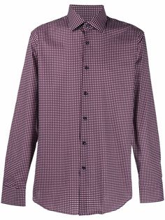 Boss Hugo Boss рубашка с абстрактным узором