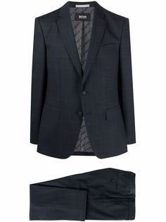 Boss Hugo Boss строгий костюм с однобортным пиджаком