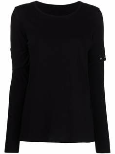 Yohji Yamamoto топ с многослойными рукавами