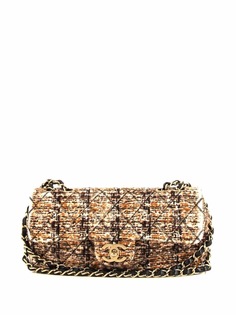 Chanel Pre-Owned стеганая сумка на плечо Baguette 2008-го года
