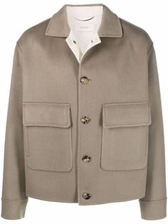 Agnona кашемировая куртка-рубашка