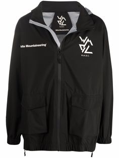 White Mountaineering легкая куртка на молнии с логотипом