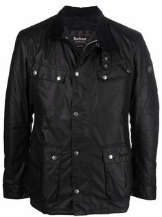 Barbour вощеная куртка на молнии