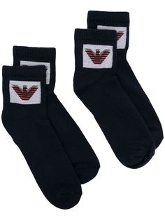 Emporio Armani комплект из двух пар носков с логотипом