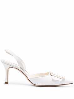 Manolo Blahnik туфли Mayslide с ремешком на пятке