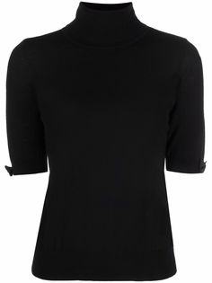 Elisabetta Franchi трикотажный топ с бантами