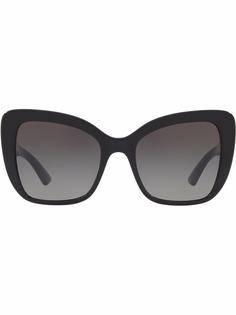 Dolce & Gabbana Eyewear солнцезащитные очки в массивной оправе