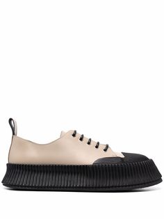 Jil Sander кроссовки на массивной подошве