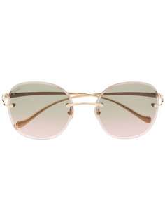Cartier Eyewear солнцезащитные очки в круглой оправе