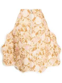 Toga юбка миди с цветочным принтом