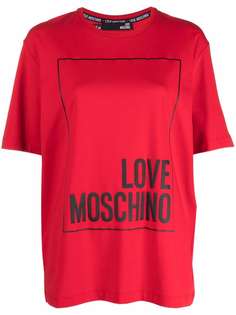Love Moschino футболка с логотипом