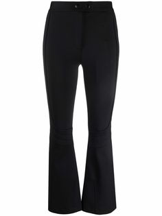 Helmut Lang расклешенные брюки с молниями на манжетах