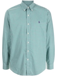 Polo Ralph Lauren клетчатая рубашка с вышитым логотипом