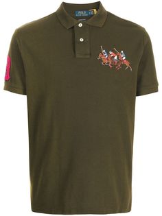 Polo Ralph Lauren рубашка поло с вышивкой Polo Pony