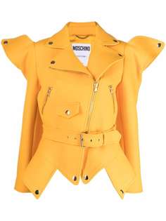 Moschino байкерская куртка Couture асимметричного кроя