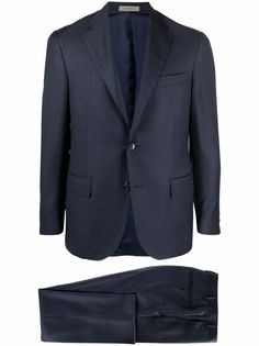 Corneliani шерстяной костюм с однобортным пиджаком